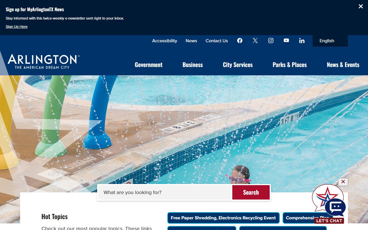 Arlington Residents Directory - Official city website portal