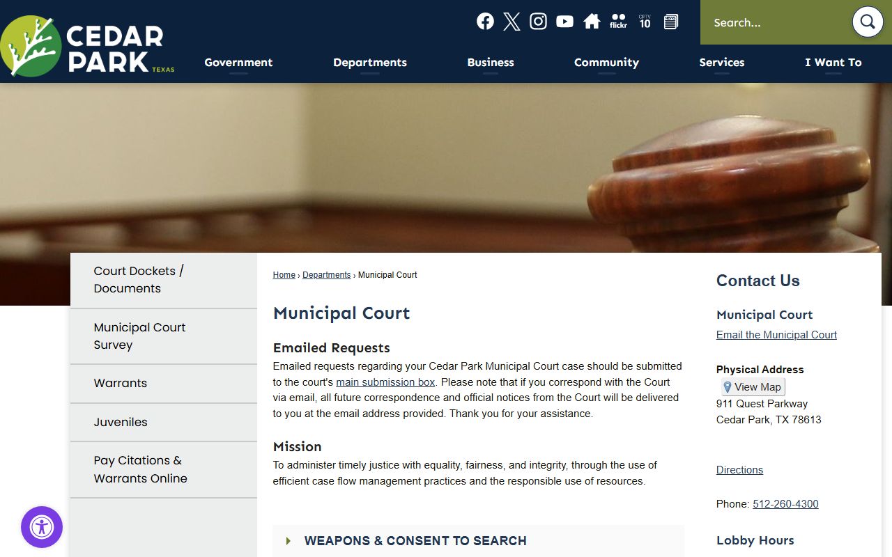 Cedar Park Residents Directory