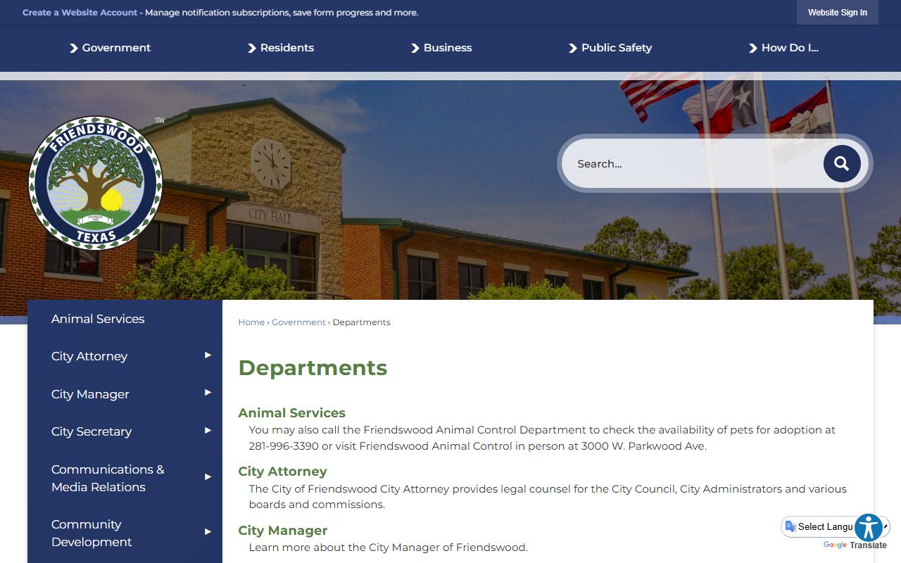 Friendswood Residents Directory