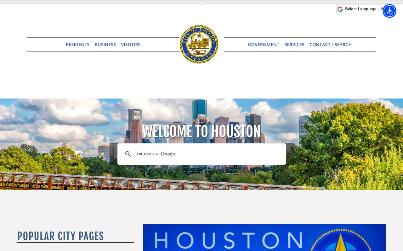 Houston Residents Directory - Official city website portal