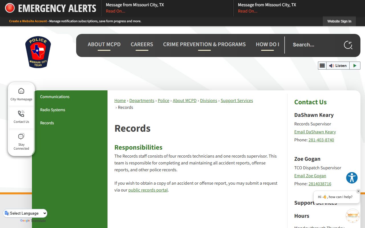 Missouri City Residents Directory