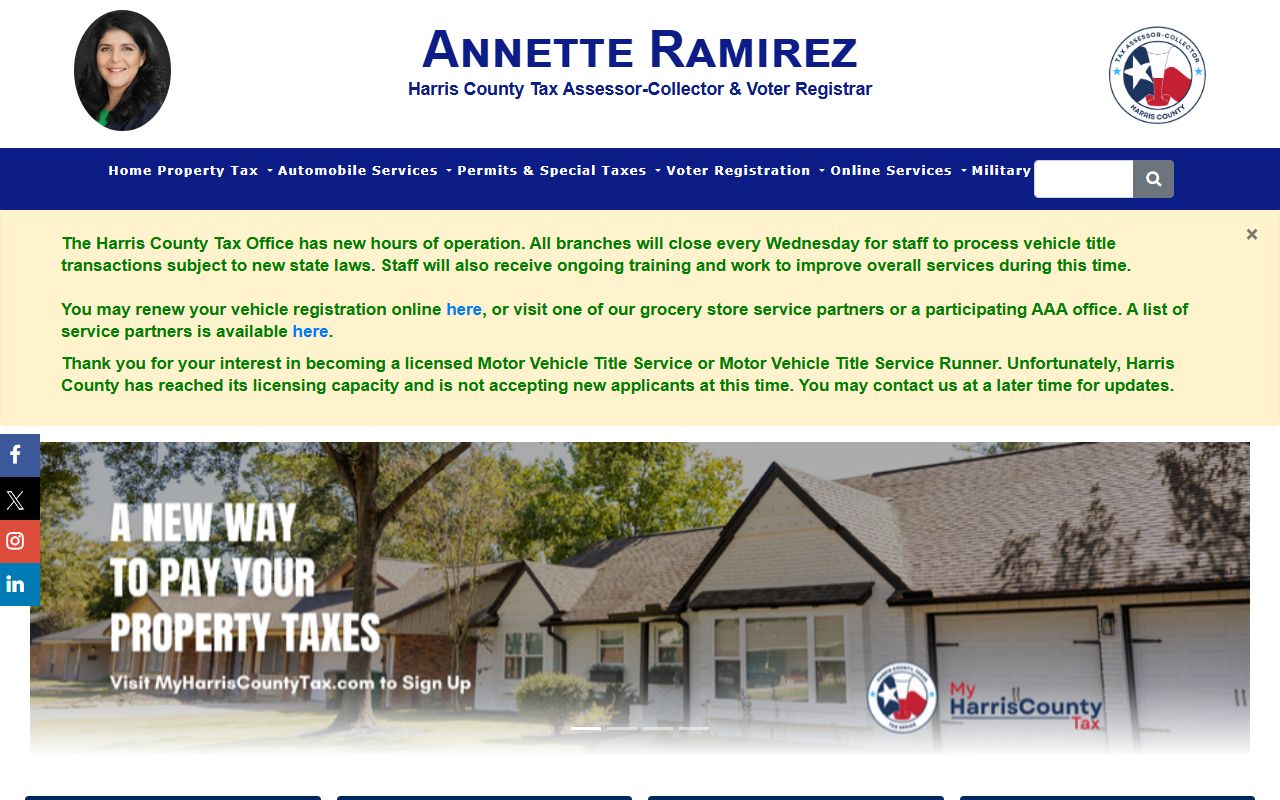 Harris County Tax Assessor residents directory property records