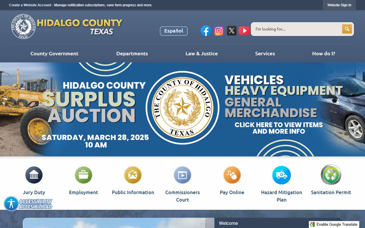Hidalgo County District Clerk portal for residents directory court record searches