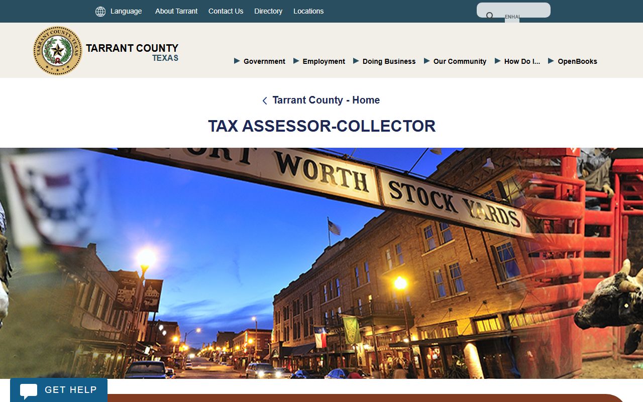 Tarrant County Tax Assessor residents directory property tax