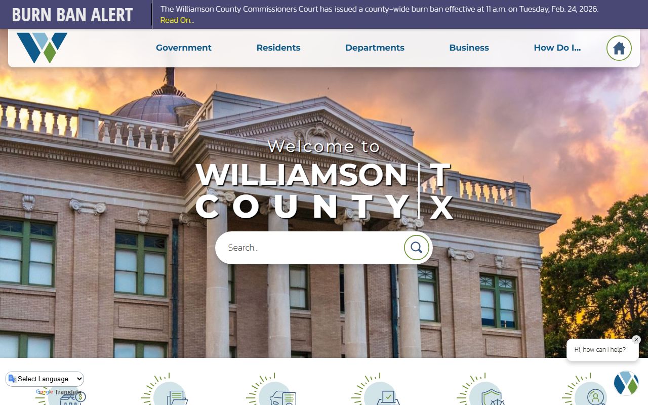 Williamson County District Clerk portal for residents directory court records