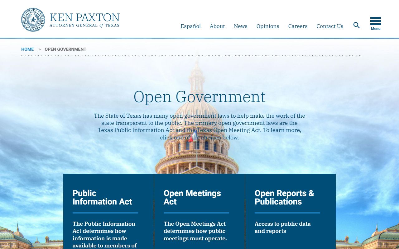 Texas Residents Directory - Attorney General Open Government